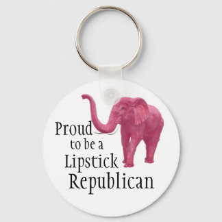 Proud, to be a , Lipstick, Repub... Keychain