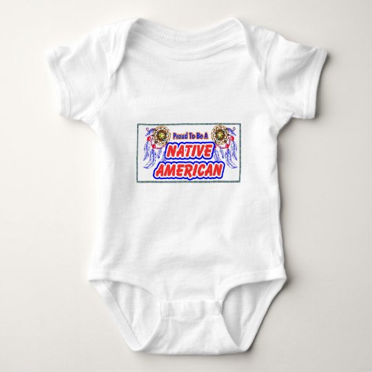 Proud to be a Native American Baby Bodysuit