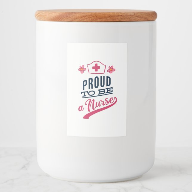 Proud to be a Nurse Food Label (Front)