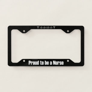 Proud to be a Nurse License Plate Cover