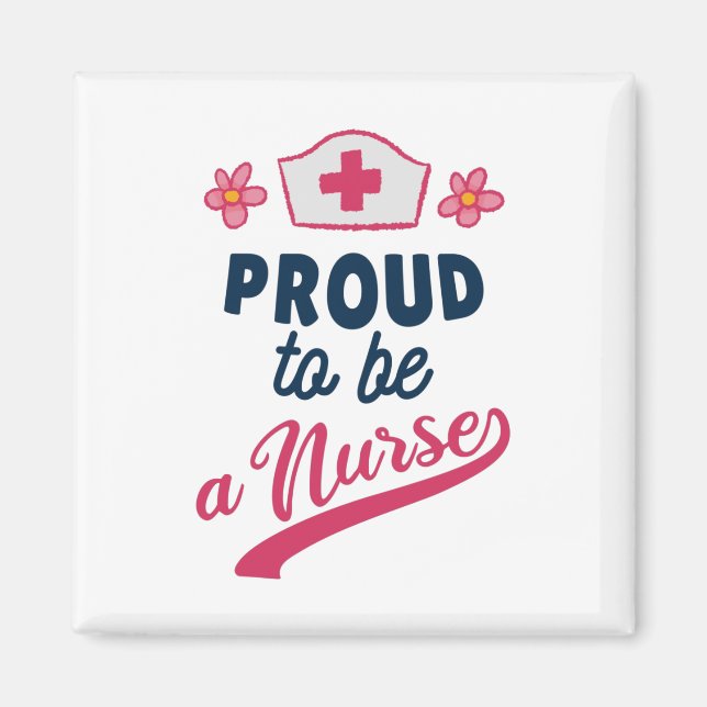Proud to be a Nurse Sleeveless Shirt Magnet (Front)