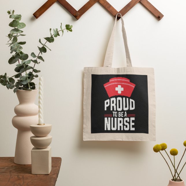 Proud To Be A Nurse Tote Bag (Creator Uploaded)