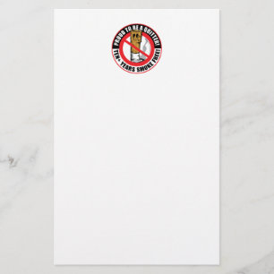 Proud To Be A Quitter 10+ Years Stationery