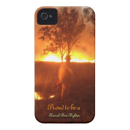 Proud To Be A Rural Fire Fighter Iphone 4g Btc Iphone 4 Cover