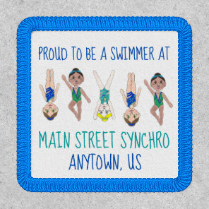 Proud to be a Swimmer Synchronized Swimming Team Patch