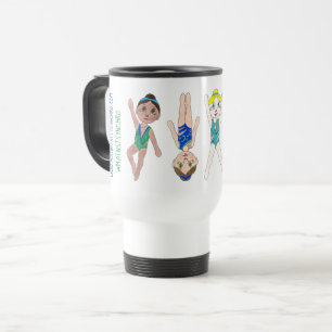 Proud to be a Swimmer Synchronized Swimming Team Travel Mug