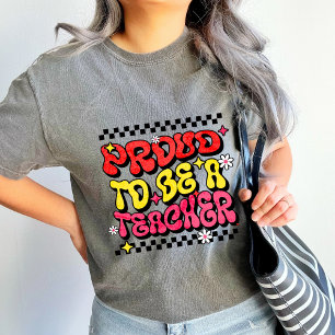 Proud to Be a Teacher Retro – teacher gift Tri-Blend Shirt