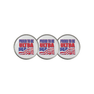 Proud to Be a Trump Supporter Golf Ball Marker