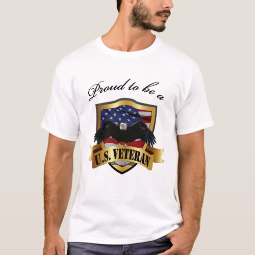 Proud to be a US Veteran T_Shirt