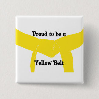 Proud to be a Yellow Belt Button