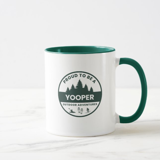 Proud To Be A Yooper Coffee Mug (Right)