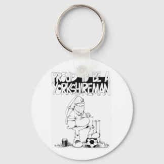 Proud to be a yorkshireman keychain