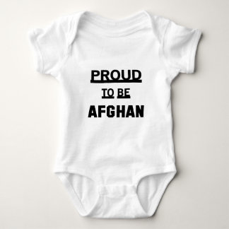 Proud to be Afghan. Baby Bodysuit