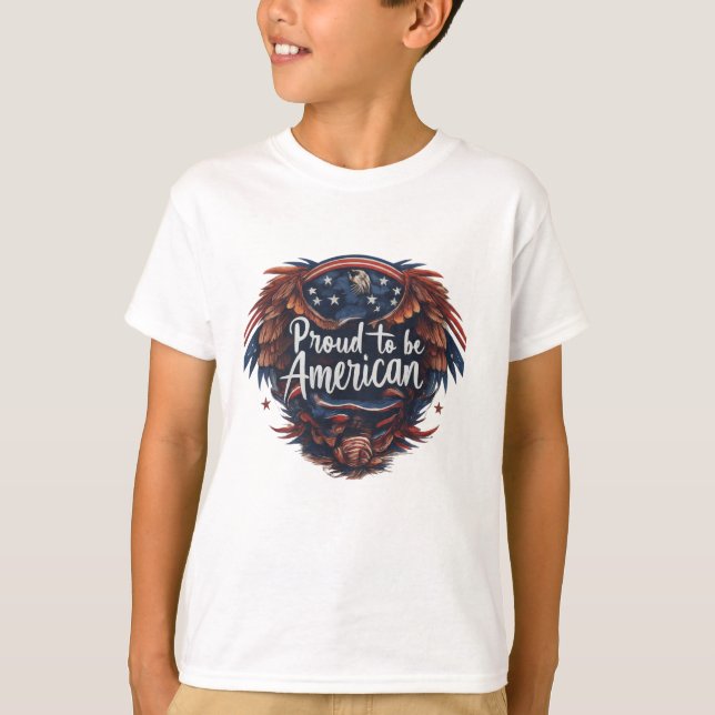 Proud to be American T,shirt T-Shirt (Front)