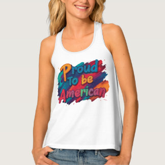 Proud to be American Tank Top