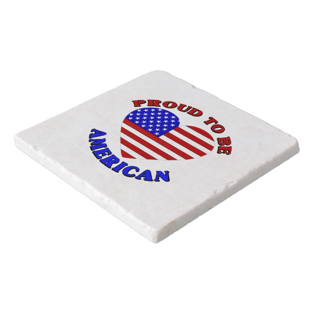 Proud To Be American Trivet (Corner)