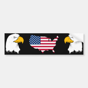 Proud to be American - US Flag Bumper Sticker