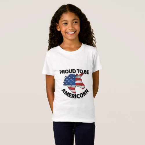 Proud to be AMERICORN 11 T_Shirt