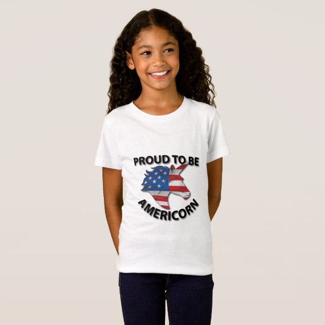 Proud to be AMERICORN 1.1 T-Shirt (Front Full)