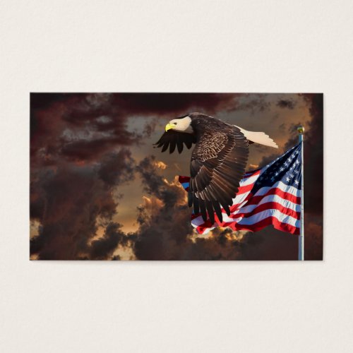 PROUD TO BE AN AMERICAN BUSINESS CARDS