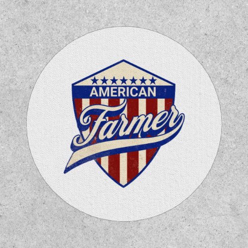 Proud To Be An American Farmer T_Shirt Patch