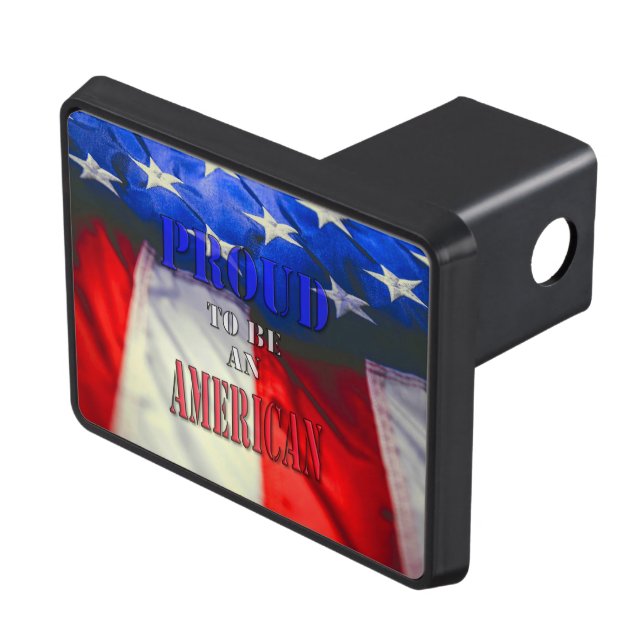 Proud to be an American Hitch Cover (Top Right)