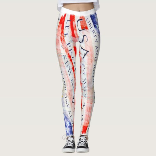 Proud to be an American Leggings