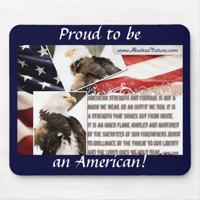 Proud to be an American Mouse Pad