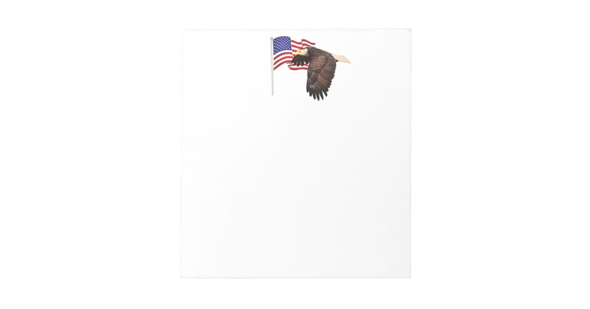 PROUD TO BE AN AMERICAN NOTEPAD | Zazzle