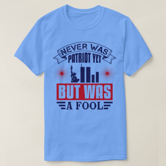 Proud To Be An American Patriot (10)  T-Shirt (Design Front)