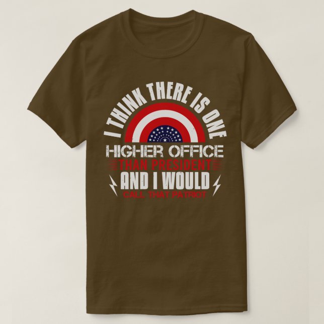 Proud To Be An American Patriot (2)  T-Shirt (Design Front)