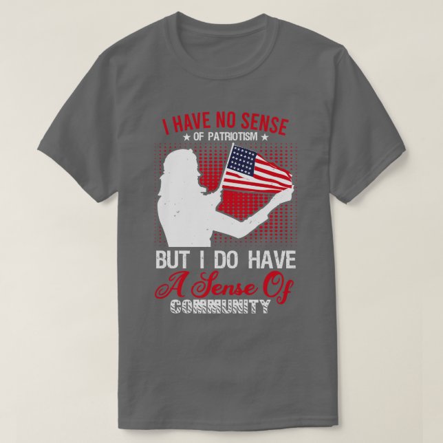 Proud To Be An American Patriot (8)  T-Shirt (Design Front)