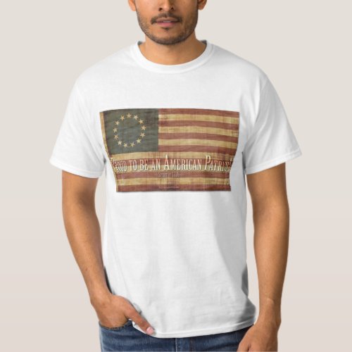 Proud to be an American Patriot Spirit of 1776 T_Shirt
