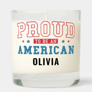 Proud to Be an American –Patriotic Citizenship Day Scented Candle