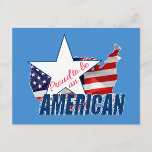 Proud to be an American Postcard