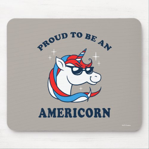 Proud To Be An Americorn Mouse Pad