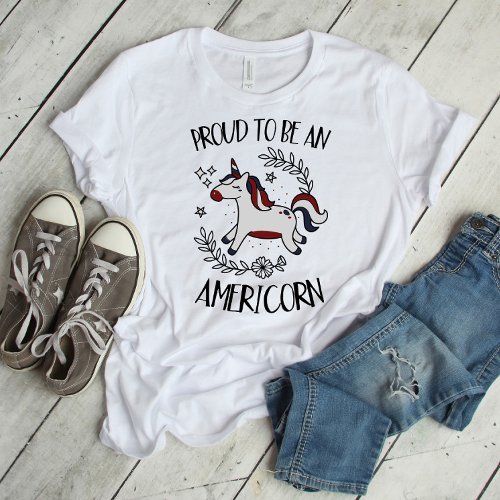 Proud to Be An Americorn T_Shirt