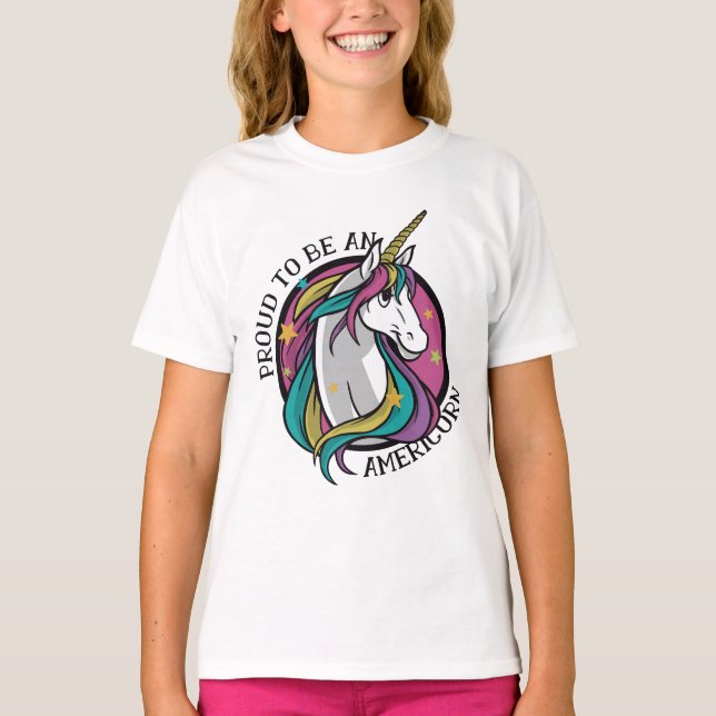 Proud To Be an Americorn T-Shirt (Front)