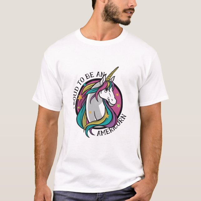 Proud to be an Americorn T-Shirt (Front)