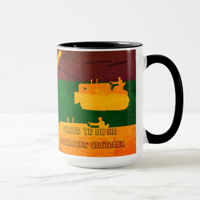 Proud to Be an Operating Engineer COLORFUL MUG (Right)