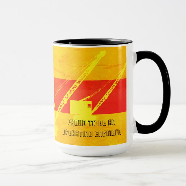 Proud to Be an Operating Engineer Southwest Colors Mug (Right)
