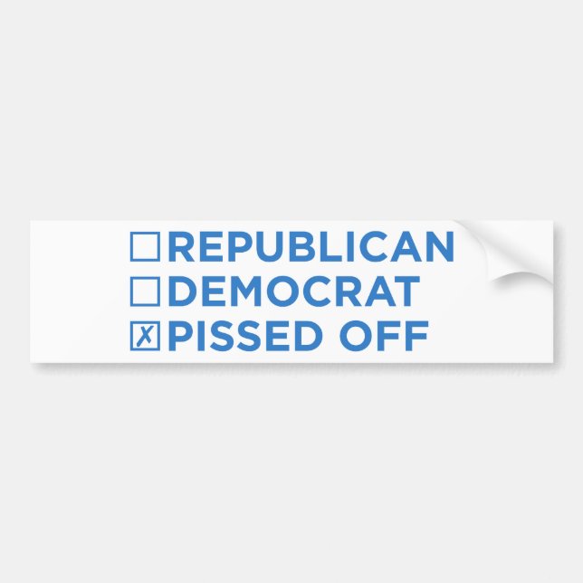 Proud to be and American Bumper Sticker (Front)