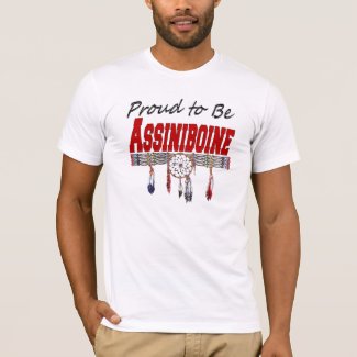 Proud to be Assiniboine Fitted T-shirt