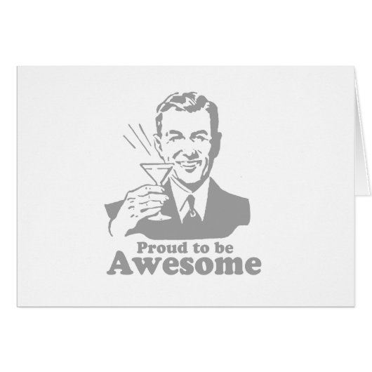 Proud to be Awesome Cards (Front Horizontal)