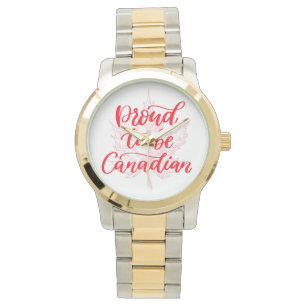 Proud to be Canadian Maple Leaf Canada Day Watch
