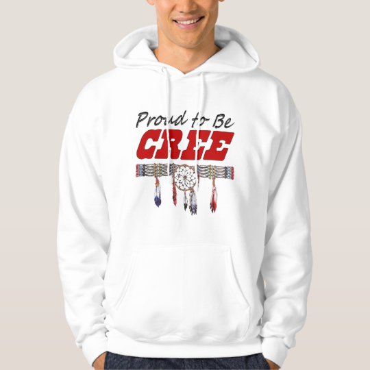 Proud To Be Cree Adult Hooded Sweatshirt
