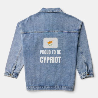 Proud to be Cypriot Denim Jacket