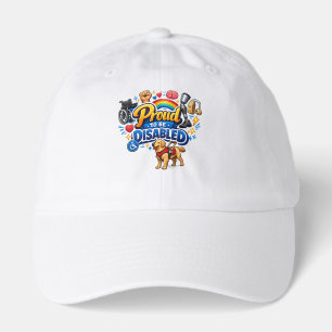 Proud to Be Disabled – Empowerment Graphic Design Hat