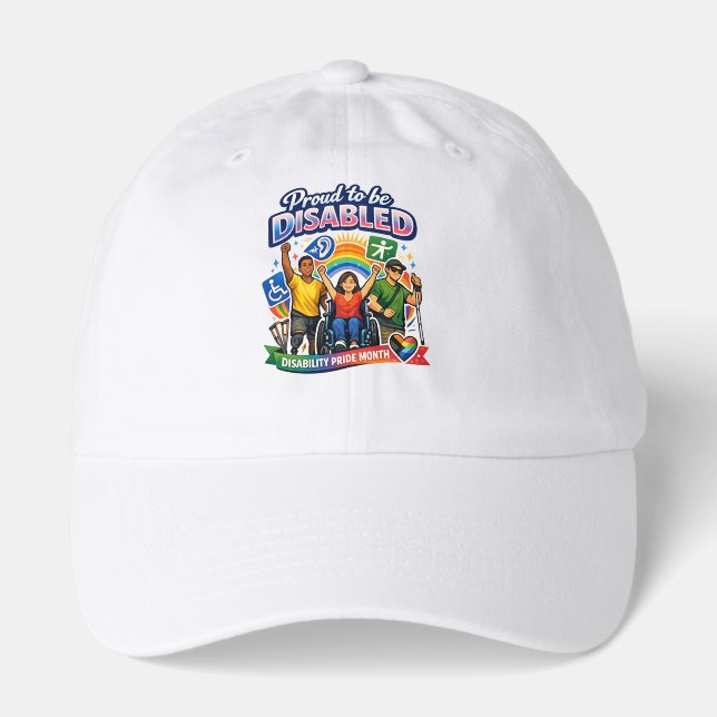 Proud to Be Disabled Hat (Front)