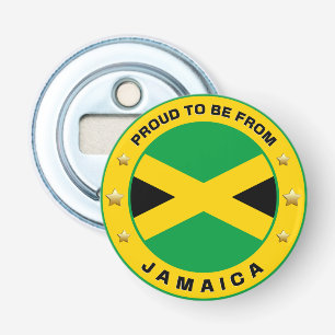 Proud To Be From Jamaica Bottle Opener